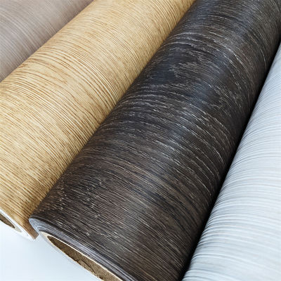 مقاومة للنار PVC غشاء ورق الخشب الحبوب 1-5الطباعة اللونية القوة العالية