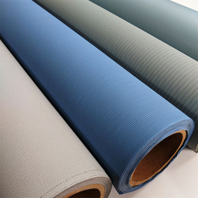 اللمسة الناعمة اللون البسيط من ورق الغشاء PVC لتزيين الأثاث الداخلي