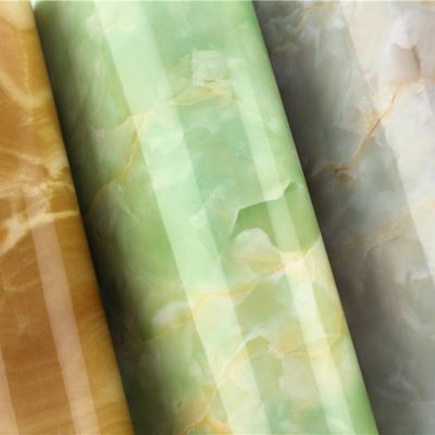 0.1mm-0.15mm كاونتر المطبخ أعلى ورق الجدران تصميم الرخام غطاء سطح العمل من البروتوكول