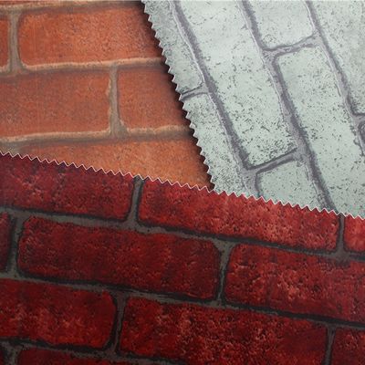 quality الطوب تصميم غرفة النوم ورق الجدران البلاستيكي القشرة واللصق الفيلم البلاستيكي 0.1mm-0.15mm factory