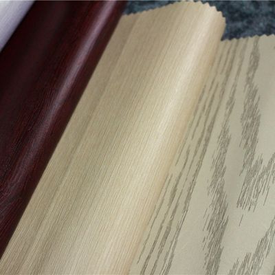 الأثاث تجديد فيلم الحبوب الخشبية اللاصق الذاتي ورقة اتصال لفة 0.08mm-0.15mm
